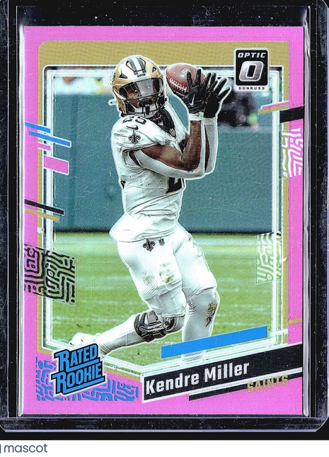 2023 Panini Donruss Optic Pink Rated Rookie #284 Kendre Miller (RC)