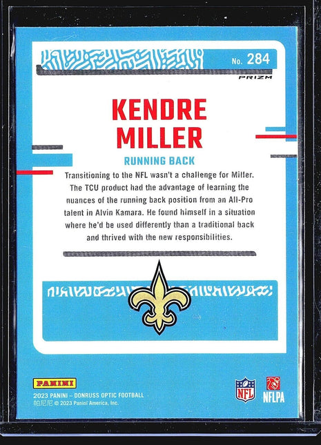 2023 Panini Donruss Optic Pink Rated Rookie #284 Kendre Miller (RC)