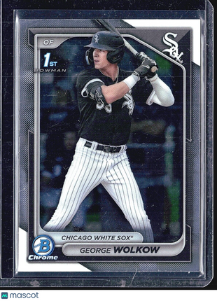 2024 Bowman Chrome 1st Prospects #BCP-144 George Wolkow (RC)