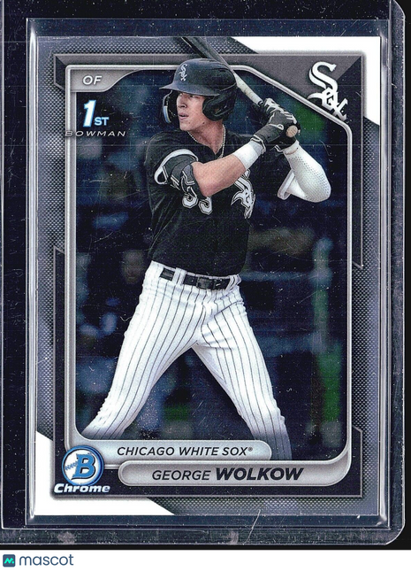 2024 Bowman Chrome 1st Prospects #BCP-144 George Wolkow (RC)