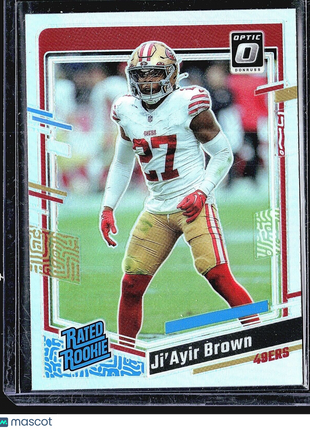 2023 Panini Donruss Optic Holo Rated Rookie #290 Ji'Ayir Brown (RC)