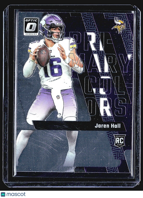 2023 Panini Donruss Optic - Primary Colors #10 Jaren Hall (RC)