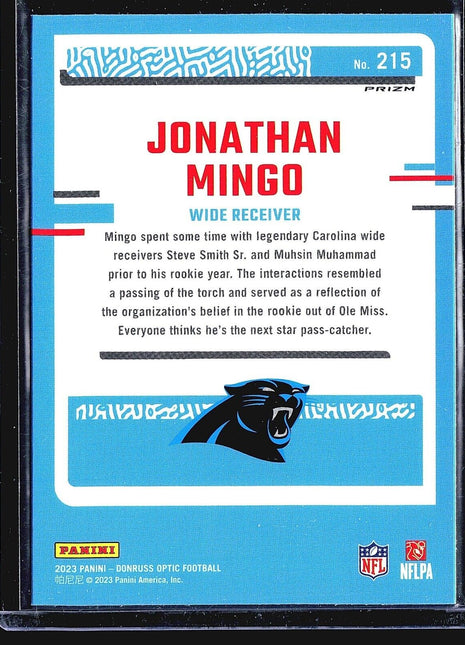 2023 Panini Donruss Optic Green Pulsar Rated Rookie #215 Jonathan Mingo (RC)