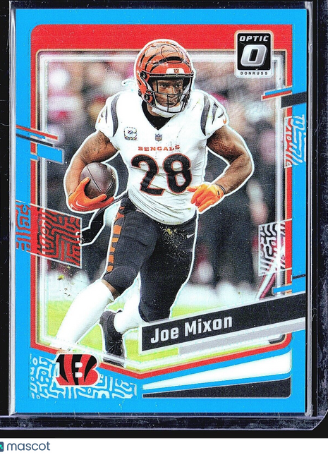 2023 Donruss Optic Light Blue Joe Mixon #43 /299
