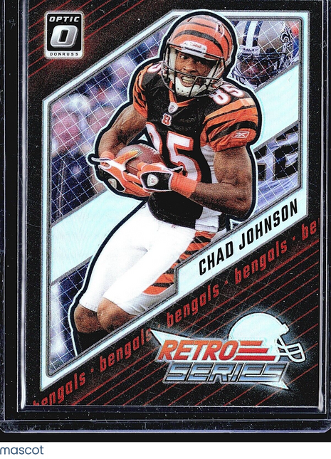 2023 Panini Optic Retro Series Silver Chad Johnson #6