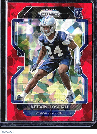 2021 Prizm Kelvin Joseph Red Ice Rc #385 Rookie