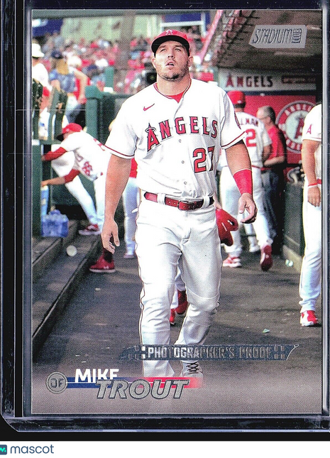 2023 Topps Stadium Club - #179 Mike Trout Photographers proof