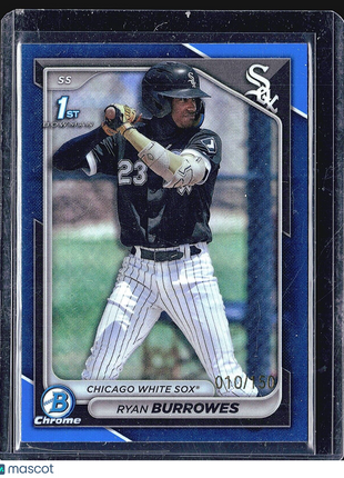 2024 Bowman Chrome Prospects 1st Blue /150 #BCP-119 Ryan Burrowes (RC)