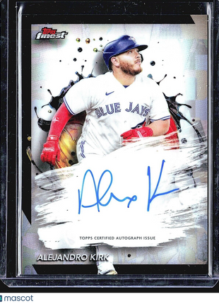 2024 Topps Finest Alejandro Kirk Refractor Auto #faak