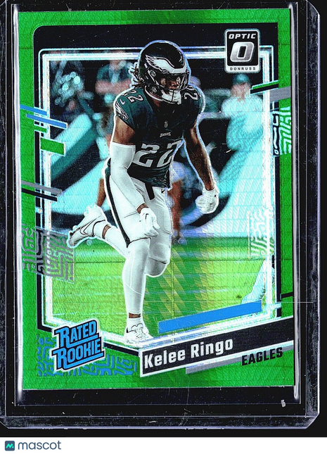 2023 Panini Donruss Optic Green Pulsar Rated Rookie #282 Kelee Ringo (RC)