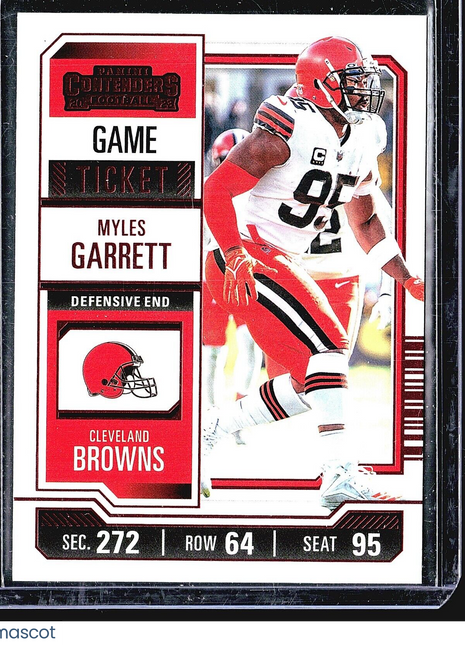 2023 Panini Contenders Red Season Ticket #25 Myles Garrett