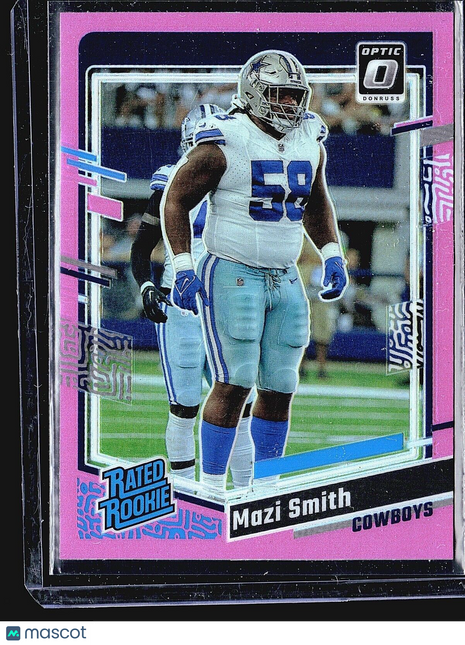 2023 Panini Donruss Optic Pink Rated Rookie #228 Mazi Smith (RC)
