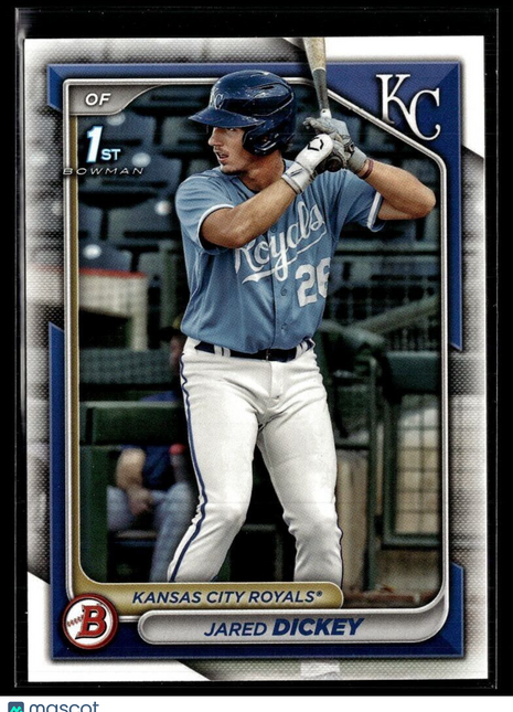 2024 BOWMAN 1ST PROSPECT BP-19 Jared Dickey Kansas City Royals