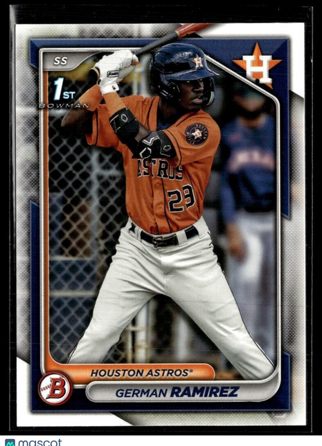2024 BOWMAN 1ST PROSPECT BP-93 German Ramirez Houston Astros