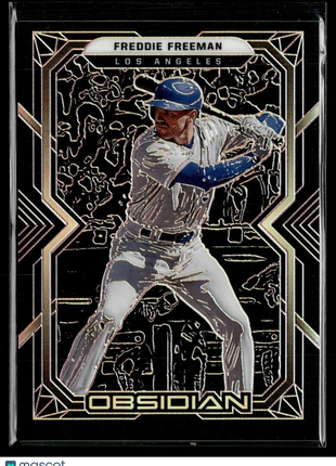 2022 CHRONICLES OBSIDIAN HOLO FREDDIE FREEMAN DODGERS
