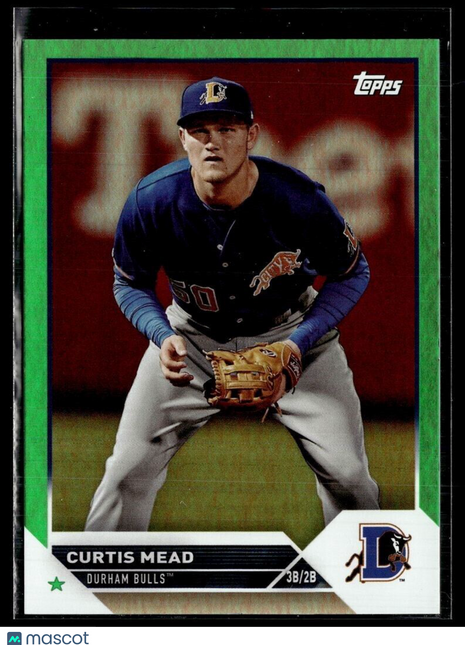2023 PRO DEBUT GREEN /99 38 Curtis Mead - Durham Bulls