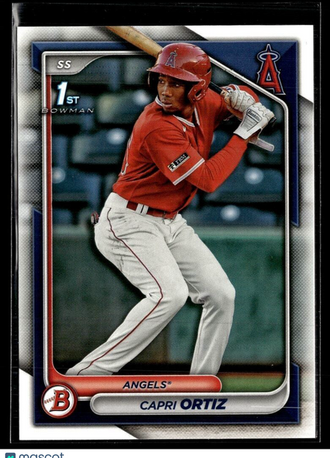 2024 BOWMAN 1ST PROSPECT BP-73 Capri Ortiz Los Angeles Angels