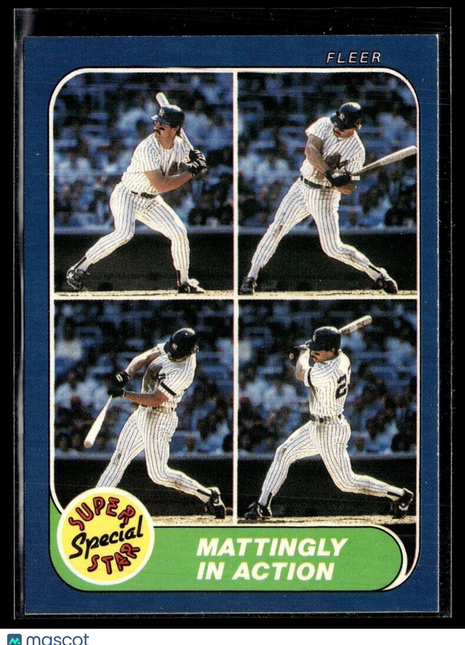 1996 FLEER SUPER STAR SPECIAL DON MATTINGLY YANKEES