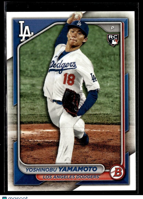 2024 BOWMAN 36 Yoshinobu Yamamoto Los Angeles Dodgers RC