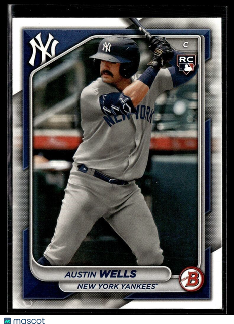2024 BOWMAN 87 Austin Wells New York Yankees RC