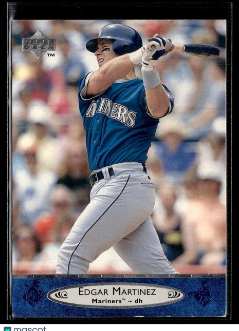 1997 UPPER DECK M6 BLUE FOIL EDGER MARTINEZ MARINERS