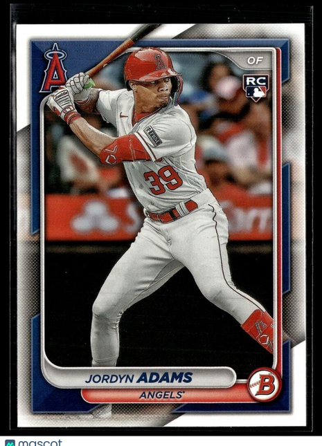 2024 BOWMAN 27 Jordyn Adams Los Angeles Angels RC