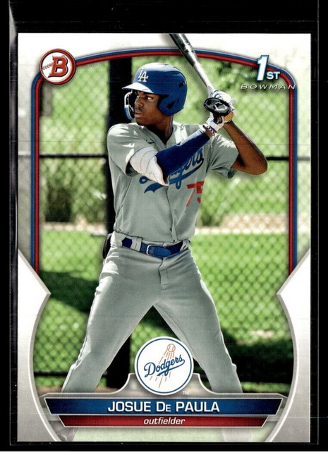 2023 BOWMAN 1ST PROSPECT JOSUE DE PAULA DODGERS