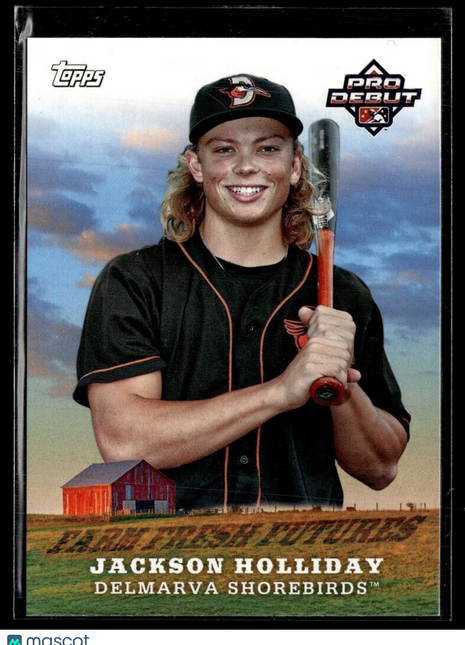 2023 PRO DEBUT FARM FRESH FUTURES JACKSON HOLLIDAY ORIOLES