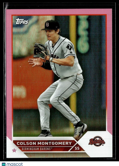 2023 PRO DEBUT PINK /199 46 Colson Montgomery - Birmingham Barons