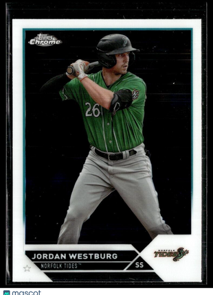 2023 PRO DEBUT CHROME 143 Jordan Westburg - Norfolk Tides