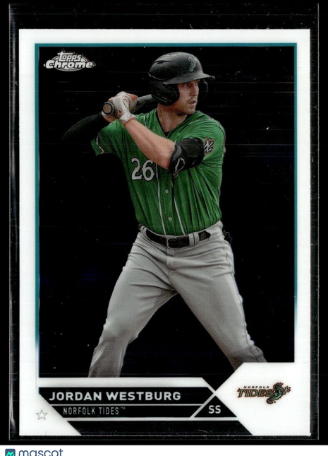 2023 PRO DEBUT CHROME 143 Jordan Westburg - Norfolk Tides