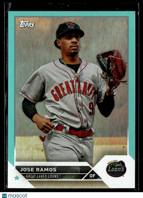 2023 PRO DEBUT AQUA /75 164 Jose Ramos - Great Lakes Loons