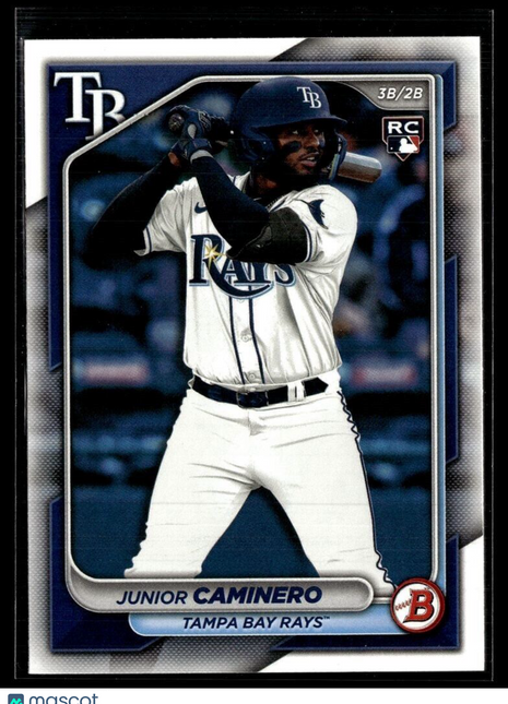 2024 BOWMAN 20 Junior Caminero Tampa Bay Rays RC
