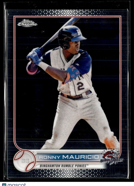 2022 PRO DEBUT CHROME RONNY MAURICIO METS