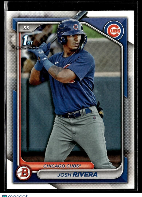 2024 BOWMAN 1ST PROSPECT BP-115 Josh Rivera Chicago Cubs