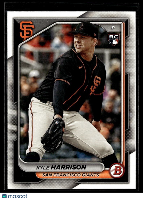 2024 BOWMAN 11 Kyle Harrison San Francisco Giants RC