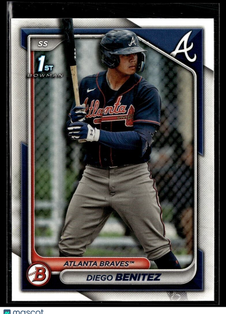 2024 BOWMAN 1ST PROSPECT BP-39 Diego Benitez Atlanta Braves