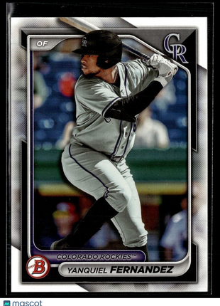 2024 BOWMAN BP-90 Yanquiel Fernandez Colorado Rockies