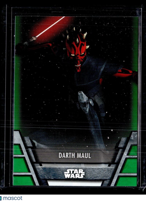 2020 STAR WARS TOPPS HOLOCRON GREEN DARTH MAUL
