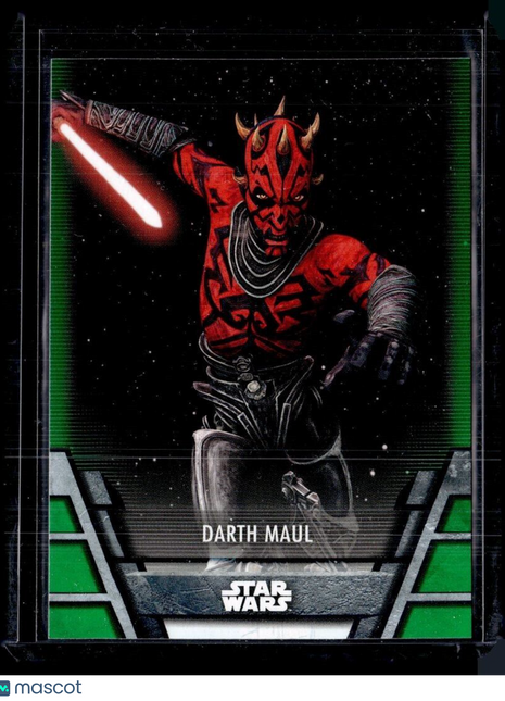 2020 STAR WARS TOPPS HOLOCRON GREEN DARTH MAUL