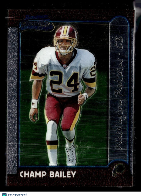 1999 BOWMAN CHROME ROOKIE CHAMP BAILEY REDSKINS