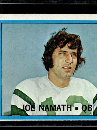 1972 TOPPS #2 JOE NAMATH JETS