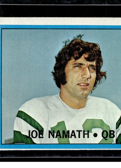 1972 TOPPS #2 JOE NAMATH JETS