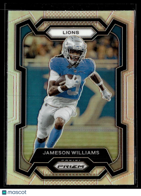 2023 PRIZM SILVER ROOKIE JAMESON WILLIAMS LIONS