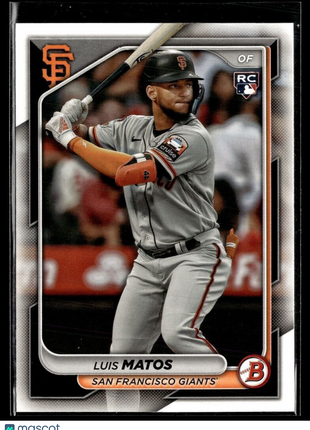 2024 BOWMAN 12 Luis Matos San Francisco Giants RC