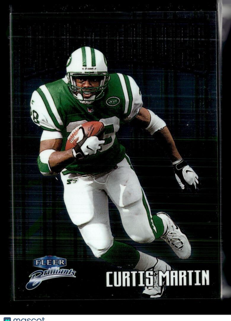 1998 FLEER BRILLIANTS ILLUMINATORS CURTIS MARTIN JETS