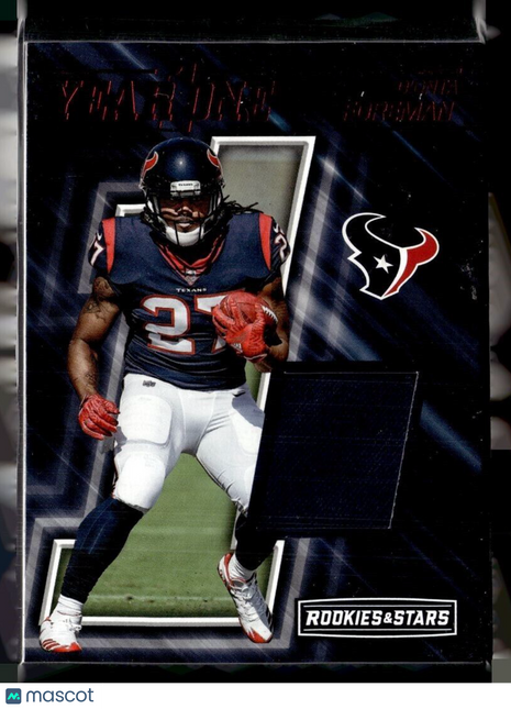 2017 ROOKIES STARS YEAR ONE JERSEY RELIC D'ONTA FOREMAN TEXANS