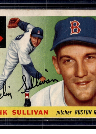 1955 TOPPS #106 FRANK SULIVAN RED SOX