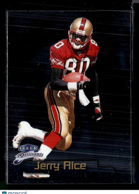 1998 FLEER BRILLIANTS JERRY RICE 49ERS