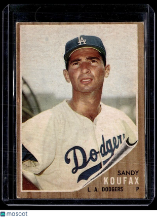 1962 TOPPS #5 SANDY KOUFAX DODGERS